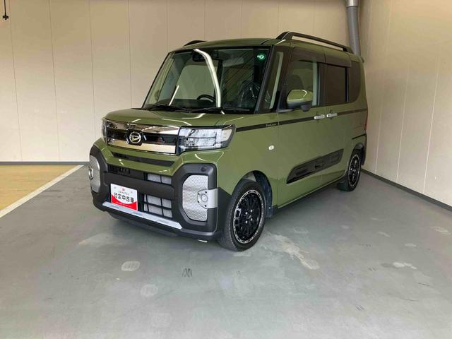 タントファンクロスターボターボ車　４ＷＤ　エコアイドルレス車　ナビ　バックモニター　ドライブレコーダー　ＥＴＣ　　両側パワースライドドア　プッシュボタンスタート　電動パーキングブレーキ　スマートアシスト　キーフリー（三重県）の中古車