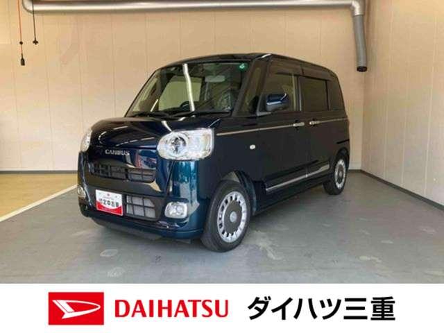 ムーヴキャンバスセオリーＧ／パノラマモニター／両側パワースライドドアナビ　パノラマモニター　ＥＴＣ　ドライブレコーダー　キーフリー　両側パワースライドドア　プッシュボタンスタート　電動パーキングブレーキ　スマートアシスト　オートエアコン　ＬＥＤ　シートヒーター（三重県）の中古車