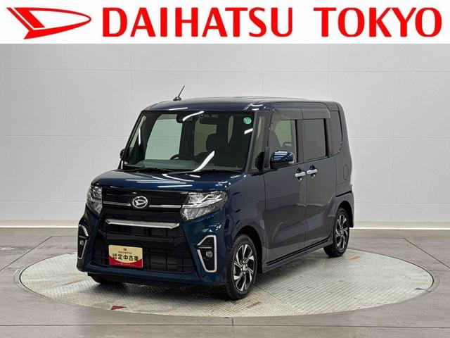 タントカスタムＸセレクション　純正７インチナビ　ＴＶキット保証　まごころ保証　１年間・走行距離無制限付き　前後ナビ連動ドライブレコーダー（東京都）の中古車