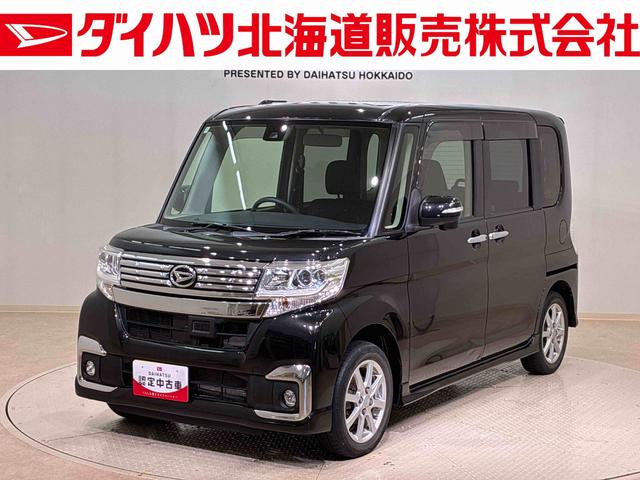 タントカスタムＸ　ＳＡII４ＷＤ　アルミホイール　アイドリングストップ　衝突防止システム　ＬＥＤヘッドランプ　レーンアシスト　スマートキー　記録簿　エアバッグ　エアコン　パワーステアリング　パワーウィンドウ　ＣＤ　ＡＢＳ（北海道）の中古車