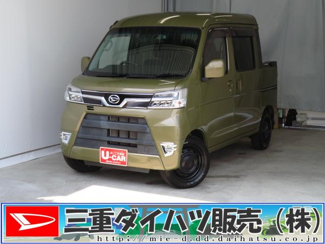ハイゼットカーゴデッキバンＧ　ＳＡIII　　　２ＷＤ　４ＡＴ　１年間無料保証ペダル踏み間違い抑制　衝突回避支援ブレーキ　純正７型ナビ　バックカメラ　前後ドラレコ　ＥＴＣ　キーレスエントリー　マニュアルエアコン　レベリング　パワーウィンドウ　Ｂｌｕｅｔｏｏｔｈ対応　地デジ（三重県）の中古車