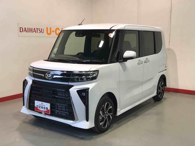 タントカスタムＸ衝突軽減ブレーキ　コーナーセンサー　車線逸脱防止　アイドリングストップ機能　盗難警報装置　ＬＥＤ　ワンオーナー　キーレスエントリー　オートＬＥＤ　電動格納ミラー　スマキー（栃木県）の中古車