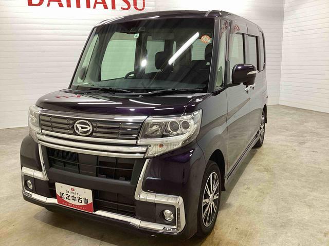 タントカスタムＸ　トップエディションＶＳ　ＳＡIIIインパネシフト　プッシュスタートスイッチ　電子カードキー　カーナビ　バックモニター　フォグランプ　衝突回避支援ブレーキ　車線逸脱警報装置　オートマチックハイビーム　アルミホイール　ＡＢＳ（鹿児島県）の中古車