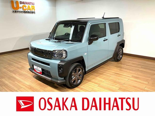 タフトＧターボ　ダーククロムベンチャー　令和７年／走行１８キロターボ車／令和７年式／走行１８キロ／オーディオレス／バックカメラ／１５インチアルミホイール／ＬＥＤヘッドライト／電子パーキングブレーキ／ホールド機能／キーフリー（大阪府）の中古車