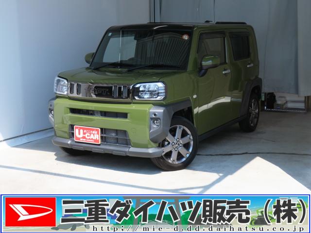 タフトＧターボ　純正７型ナビ　バックカメラ　ＥＴＣ　１年間無料保証地デジ　ＤＶＤ再生　誤発進抑制装置　ブルートゥース　１オーナー　ルーフレール　ＵＳＢ　ＬＥＤライト　キーフリー　ＡＢＳ　前後ドラレコ　運転席・助手席シートヒータ　電動パーキングブレーキ　コーナーセンサ（三重県）の中古車