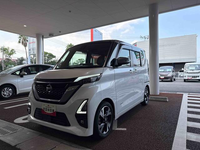 ルークスハイウェイスター　Ｇターボプロパイロットエディションターボ車　インパネシフト　プッシュスタートスイッチ　電子カードキー　アルミホイール　ＡＢＳ　ステアリングスイッチ　リアカメラ（鹿児島県）の中古車