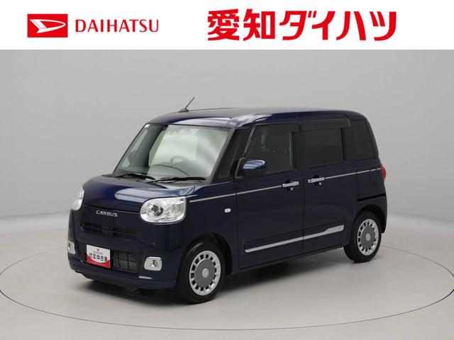 ムーヴキャンバスセオリーＧ　ナビ　全周囲カメラ　ＥＴＣ　ドラレコ衝突軽減ブレーキ　ＬＥＤヘッドライト　電動格納ドアミラー　プッシュボタンスタート　アイドリングストップ　障害物センサー　両側電動スライドドア　オートエアコン　運転席・助手席シートヒーター（愛知県）の中古車