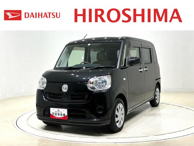 ムーヴキャンバスＬ　ＣＤデッキハロゲンライト　セキュリティアラーム　キーレスエントリー　１４インチフルホイールキャップ　電動格納式ドアミラー　アイドリングストップ　マニュアルエアコン（広島県）の中古車
