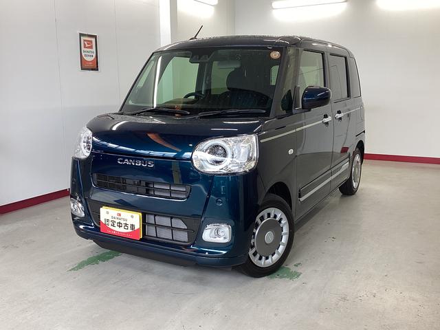 ムーヴキャンバスセオリーＧ衝突被害軽減ブレーキ　横滑り防止装置　オートハイビーム　アイドリングストップ　ステアリングスイッチ　オートライト　キーフリーシステム　オートエアコン　パノラマカメラ（岐阜県）の中古車