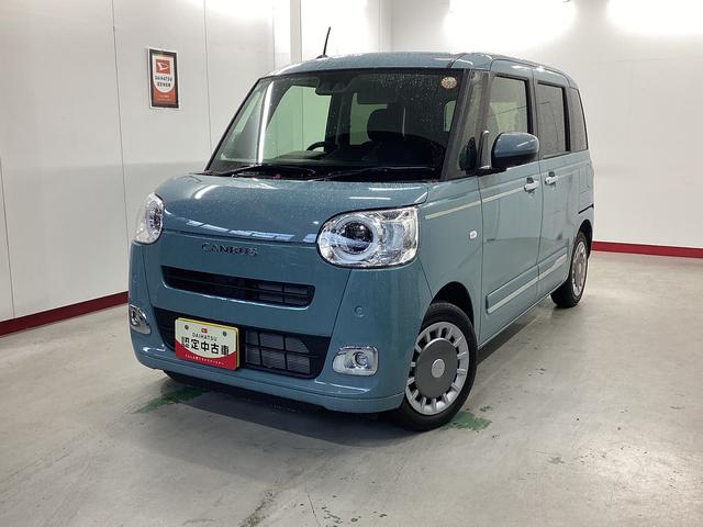 ムーヴキャンバスセオリーG衝突被害軽減ブレーキ 横滑り防止装置 オートハイビーム アイドリングストップ ステアリングスイッチ オートライト キーフリーシステム オートエアコン パノラマカメラ(岐阜県)の中古車