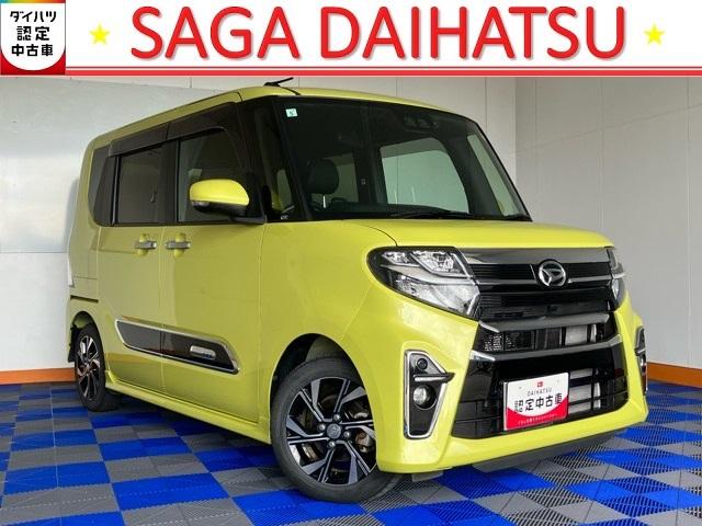 タントカスタムＸスタイルセレクション両側電動スライドドア・ドラレコ・バックモニター・プッシュボタンスタート・ステアリングスイッチ・オートエアコン・キーフリー・コーナーセンサー・アルミホイール・シートヒーター・パワーウィンドウ（佐賀県）の中古車