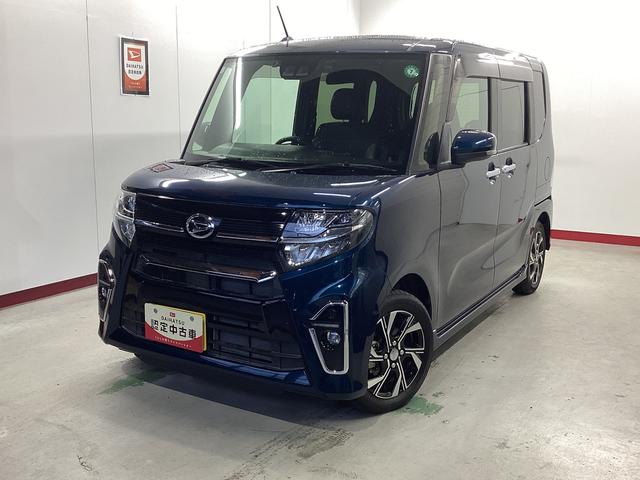 タントカスタムＸ衝突被害軽減ブレーキ　横滑り防止装置　オートハイビーム　アイドリングストップ　ステアリングスイッチ　オートライト　キーフリーシステム　オートエアコン　ナビ　ドラレコ　ＥＴＣ　マット　バイザー（岐阜県）の中古車