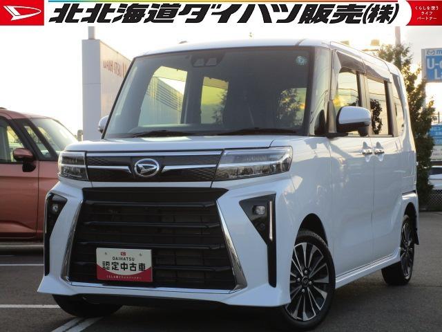 タントカスタムＲＳ４ＷＤ　ターボ　両側パワースライドドア　ＬＥＤヘッドライト　オートライト　オートエアコン　オーディオレス　リモコンエンジンスターター　ＥＴＣ車載器　運転席助手席シートヒーター　アイドリングストップ（北海道）の中古車