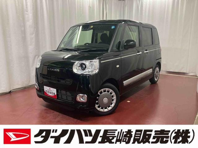 ムーヴキャンバスセオリーＧターボ元試乗車　１オーナー　ターボ　衝突被害軽減システム　両側電動スライドドア　アダプティブクルーズコントロール　シ−トヒ−タ−　ＬＥＤヘッドランプ　オートライト　オートマチックハイビーム　電動格納ミラー（長崎県）の中古車