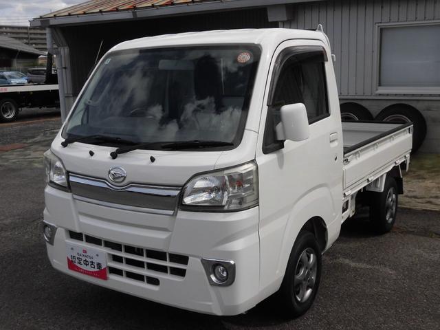 ハイゼットトラックＥＸＴ４ＷＤ　ワンオーナー　ＡＴ　ＡＢＳ　フォグランプ　社外アルミ　　作業灯　禁煙車　記録簿　認定中古車（島根県）の中古車