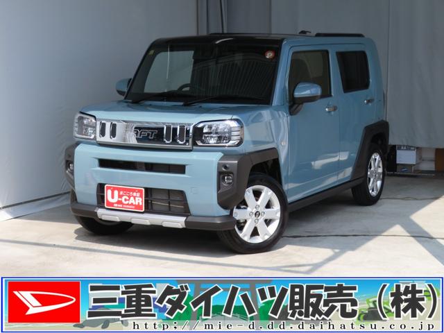 タフトＧ　クロムベンチャー　電動パーキングブレーキ　１年間無料保証試乗車　衝突軽減装置　運転席・助手席シートヒータ　Ｂカメラ　電動格納式ミラー　車線逸脱警報装置　サンル−フ　Ａ−ＳＴＯＰ　ワンオーナー　ＬＥＤヘッドライト　キーフリー　コーナーセンサー　オートエアコン（三重県）の中古車