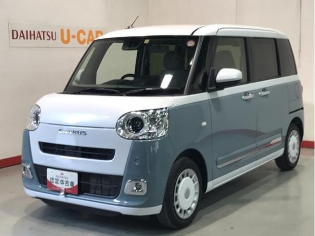 ムーヴキャンバスストライプスＧツートンカラー　ＬＥＤヘッドライト　コーナーセンサー　運転席／助手席シートヒーター　両側パワースライドドア　禁煙車　記録簿　認定中古車　レーンアシスト　衝突回避支援システム搭載車（島根県）の中古車