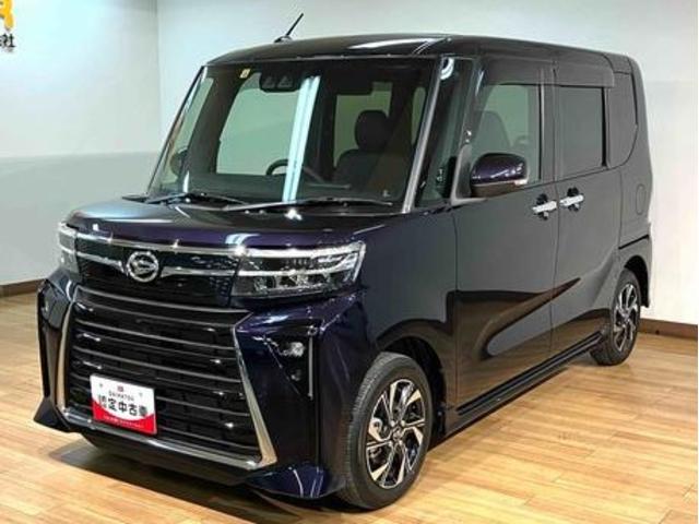 タントカスタムＸＬＥＤヘッドライト／フォグランプ　コーナーセンサー　両側パワースライドドア　運転席／助手席シートヒーター　禁煙車　記録簿　認定中古車　レーンアシスト　　衝突回避支援システム搭載車（島根県）の中古車