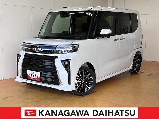 タントカスタムＲＳサポカーＳワイド適合　ミラクルオープンドア　両側オートスライドドア　電動パーキングブレーキ　ステアリングスイッチ　シートヒーター　オートエアコン　コーナーセンサー　キーフリー（神奈川県）の中古車