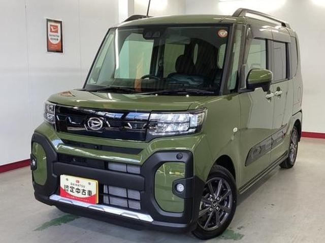 タントファンクロスＬＥＤヘッドライト／フォグランプ　コーナーセンサー　両側パワースライドドア　運転席／助手席シートヒーター　禁煙車　記録簿　認定中古車　レーンアシスト　衝突回避支援システム搭載車（島根県）の中古車
