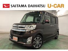 タントカスタムＲＳ　ＳＡ　走行４０９５１キロ／ナビ／バックカメラ一年保証・走行距離無制限　走行４０９５１キロ　フルセグナビ　ブルートゥース　バックカメラ　オートライト　ＬＥＤヘッドライト　ベンチシート　両側電動スライドドア