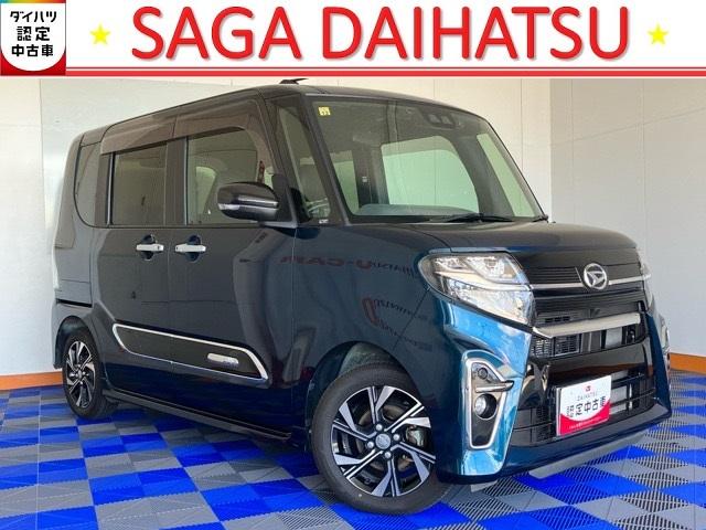 タントカスタムXセレクション両側電動スライドドア・ドラレコ・ETC・バックモニター・プッシュボタンスタート・ステアリングスイッチ・オートエアコン・キーフリー・コーナーセンサー・アルミホイール・シートヒーター・パワーウィンドウ(佐賀県)の中古車