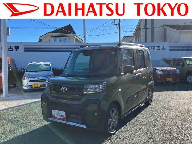 タントファンクロスターボ　パノラマモニター対応車両まごころ保証１年間・走行距離無制限・走行距離１９８２ｋｍ・ＬＥＤヘッドライト・フロントフォグランプ・両側電動スライドドア・キーフリーキー・電動パーキング・ホールド機能スイッチ（東京都）の中古車