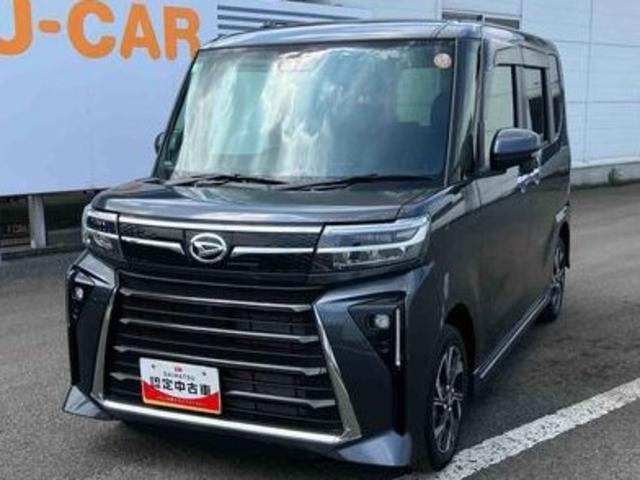 タントカスタムＸＬＥＤヘッドライト／フォグランプ　コーナーセンサー　両側パワースライドドア　運転席／助手席シートヒーター　禁煙車　記録簿　認定中古車　レーンアシスト　　衝突回避支援システム搭載車（島根県）の中古車