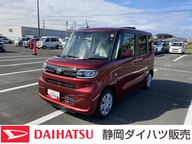 タントＸ１４インチフルホイールキャップ　フルＬＥＤヘッドランプ　オート格納式カラードドアミラー　左側パワースライドドア　ＴＦＴカラーマルチインフォメーションディスプレイ　フルファブリックシート（静岡県）の中古車