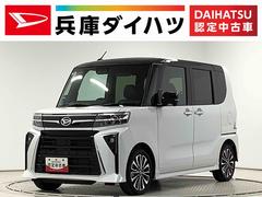タントカスタムＲＳ　ターボ　ワンオーナー　両側電動スライドドア走行無制限１年保証　両側電動スライドドア　ワンオーナー　前後コーナーセンサー　前席シートヒーター　オートマチックハイビーム　ＬＥＤヘッドライト　オートブレーキホールド　１５インチ純正アルミホイール