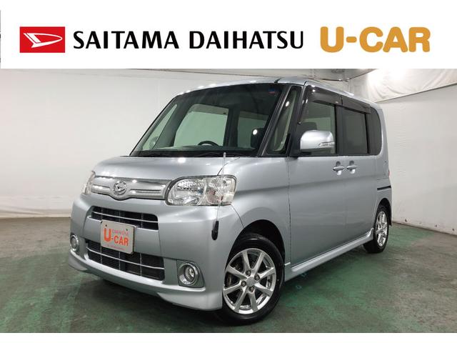 タントＧ　車検整備付／走行９６８４６キロ／ナビ／コーナーポール１年保証距離無制限　走行距離９６８４６キロ　ワンセグナビ　バックカメラ　純正マット　アイドリングストップ　片側電動スライドドア　電動格納式ドアミラー（埼玉県）の中古車