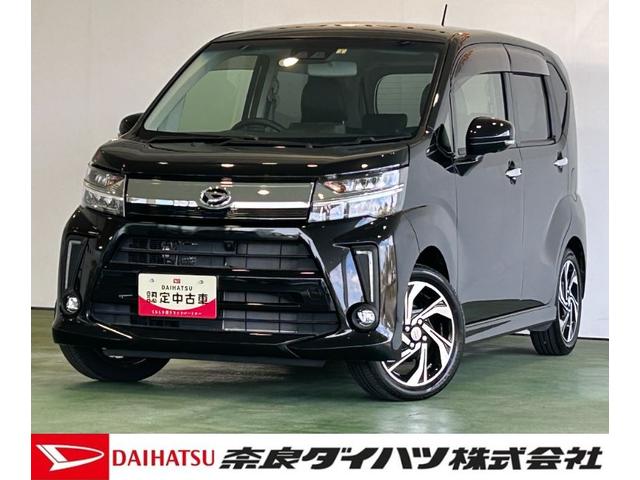 ムーヴカスタム　ＲＳ　ハイパーリミテッドＳＡIIIパノラマモニタ−対応　ＣＤオーディオ　プッシュボタンスタ−ト　片側シ−トヒ−タ−　衝突被害軽減ブレーキ　オ−トハイビ−ム　アイドリングストップ機能　ＬＥＤヘッドライト（奈良県）の中古車