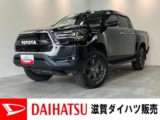 ハイラックスＺ　４ＷＤ　フルセグナビ　バックカメラ　前後ドラレコ　ＬＥＤトヨタセーフティセンス　コーナーセンサー　フルセグナビ　バックカメラ　ＤＶＤ再生　Ｂｌｕｅｔｏｏｔｈ　ＵＳＢ　前後ドラレコ　ＥＴＣ　クルーズコントロール　スマートキー　パートタイム４ＷＤ　デフロック（滋賀県）の中古車