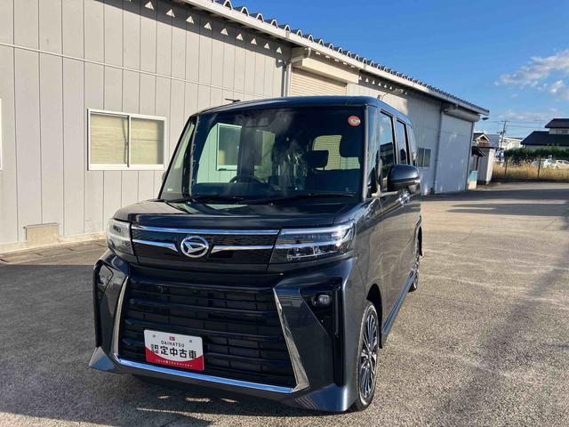 タントカスタムＲＳ４ＷＤ　ＣＶＴ　ターボ　６６０ｃｃ　両側電動スライドドア　ナビ　ドラレコ　全方位モニター　衝突被害軽減ブレーキ　横滑り防止装置　ＡＢＳ　サイドエアバッグ　アイドリングストップ　プッシュボタンスタート（福島県）の中古車