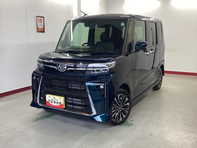 タントカスタムＲＳ衝突被害軽減ブレーキ　横滑り防止装置　４ＷＤ　オートハイビーム　アイドリングストップ　ステアリングスイッチ　オートライト　キーフリーシステム　オートエアコン（岐阜県）の中古車