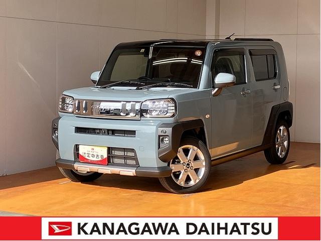 タフトＧターボ　クロムベンチャーサポカーＳワイド適合　パノラマモニター対応　スカイフィールトップ　電動パーキングブレーキ　全車速追従機能付ＡＣＣ　ステアリングスイッチ　シートヒーター　ＵＳＢ接続端子　Ｐスタート　コーナーセンサー（神奈川県）の中古車