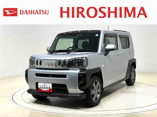 タフトＧターボ　２ＷＤ　ＣＶＴ車ＬＥＤヘッドランプ＆フォグランプ　メッキパック装着　ルーフエンドスポイラー　運転席・助手席シートヒーター　アダプティブクルーズコントロール　純正カーナビゲーション　連動タイプドライブレコーダー（広島県）の中古車