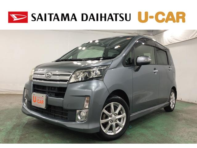 ムーヴカスタム　Ｘ　ＳＡ　雹害／走行２７３５６キロ／ワンセグナビ１年保証距離無制限　走行距離２７３５６キロ　ワンセグナビ　ＤＶＤ再生　純正マット　ＬＥＤヘッドランプ　アイドリングストップ　プッシュボタンスタート　電動格納式ドアミラー　プッシュボタンスタート（埼玉県）の中古車