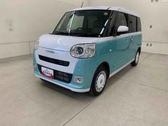 ムーヴキャンバスストライプスＧ　２ＷＤ両側電動スライドドア・ＬＥＤヘッドライト・バックカメラ・シートヒーター・アイドリングストップ・スマートアシスト・プッシュボタンスタート・オートライト・オートハイビーム・電動格納式ドアミラー