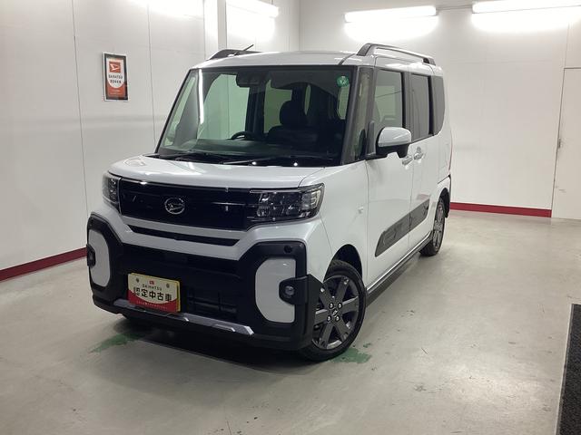 タントファンクロスターボ衝突被害軽減ブレーキ　横滑り防止装置　４ＷＤ　オートハイビーム　アイドリングストップ　ステアリングスイッチ　オートライト　キーフリーシステム　オートエアコン　パノラマカメラ（岐阜県）の中古車