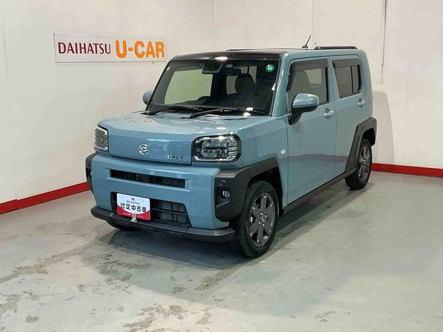 タフトＧターボＢカメラ　電動格納ドアミラー　パーキングセンサー　ＬＥＤライト　ＥＴＣ車載器　キーフリーシステム　４ＷＤ　ドラレコ　メモリーナビ　アイドリングストップ　前席シートヒーター　ターボ車　ナビＴＶ（栃木県）の中古車