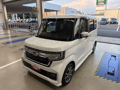 Ｎ−ＢＯＸカスタムＬインパネシフト　プッシュスタートスイッチ　電子カードキー　アルミホイール　ＡＢＳ　両側スライドドア