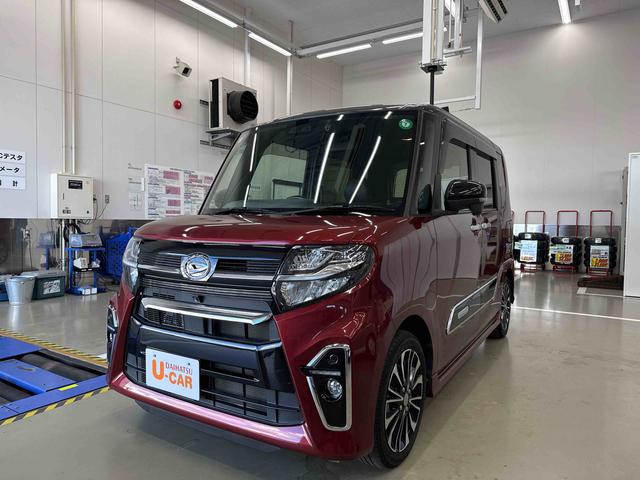 タントカスタムＲＳセレクションターボ車　インパネシフト　プッシュスタートスイッチ　電子カードキー　アルミホイール　衝突軽減Ｂ　車線逸脱　両側電動スライドＤ（鹿児島県）の中古車