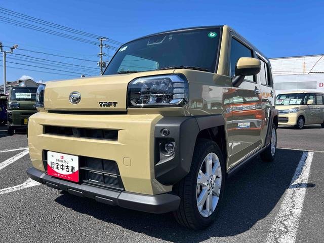 タフトＧインパネシフト　プッシュスタートスイッチ　電子カードキー　電動パーキングブレーキ　カーナビ　バックモニター　ドラレコ　被害軽減ブレーキ　オートマチックハイビーム　ガラスルーフ　アルミホイール（鹿児島県）の中古車