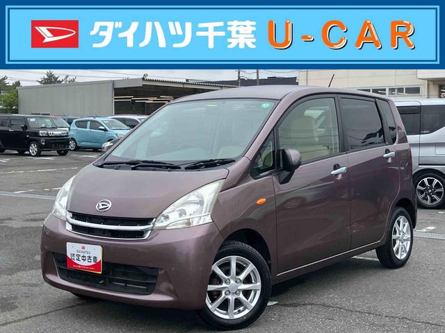 ムーヴＸリミテッドナビ／ワンセグＴＶ／ＣＤ　ＡＵＸ接続　バックカメラ　ＥＴＣ　オートエアコン　アルミホイール　革巻ステアリング　キーフリー　プッシュスタート　盗難防止アラーム　足踏み式駐車ブレーキ　電動格納ドアミラー（千葉県）の中古車