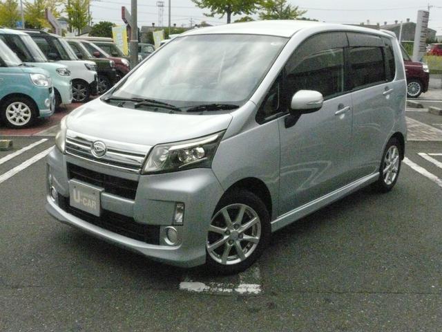 ムーヴカスタム　Ｘ　ＳＡスモークガラス　セキュリティアラーム　アルミホイール　走行距離４０．９６０ｋｍ（福岡県）の中古車