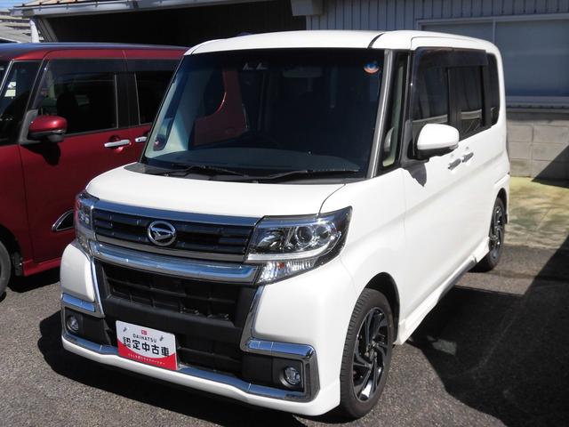 タントカスタムＲＳ　トップエディションＶＳ　ＳＡIIIワンオーナー　８インチナビ　ドライブレコーダー　パノラマモニター　両側パワースライドドア　禁煙車　記録簿　認定中古車　レーンアシスト　オートマチックハイビーム　衝突回避支援システム搭載車（島根県）の中古車