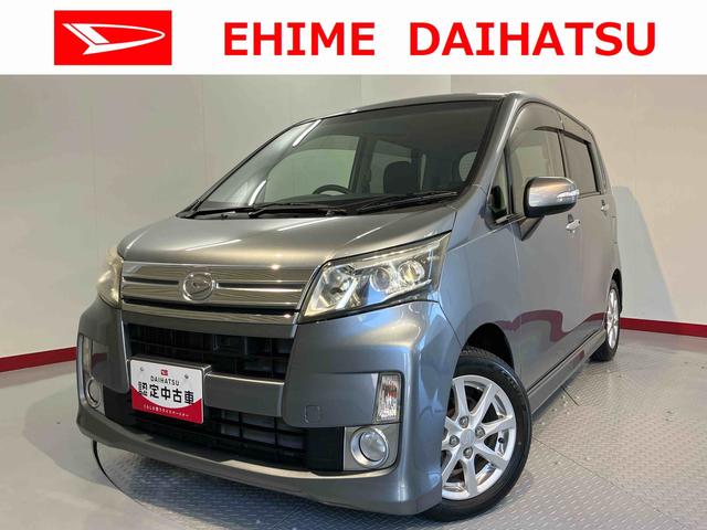 ムーヴカスタム　Ｘリミテッド　ＳＡ２ＷＤ　　プッシュスタート　アイドリングストップ車　ＨＩＤヘッドライト　フロントフォグランプ　ベンチシート　純正ナビ　純正ＥＴＣ車載器　ワンセグＴＶ　純正アルミホイール　ＣＤ　ＵＳＢ　バックカメラ（愛媛県）の中古車