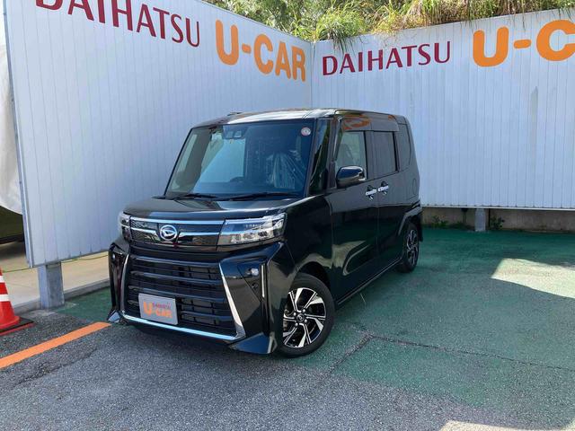 タントカスタムＸオートエアコン　衝突回避支援システム　コーナーセンサー　キーフリーシステム　プッシュボタンスタート　ＬＥＤヘッドランプ　両側パワースライドドア（沖縄県）の中古車