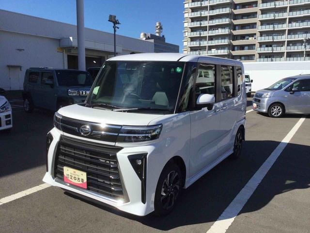 タントカスタムXインパネシフト プッシュスタートスイッチ 電動パーキングブレーキ 両側パワースライドドア カーナビ ABS アルミホイール 衝突軽減ブレーキ 車線逸脱防止(鹿児島県)の中古車